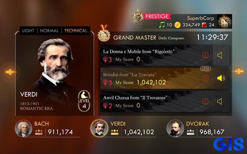 Các bài nhạc trong Pianista