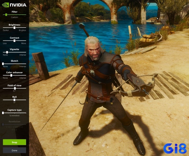 Công cụ NVIDIA Ansel (cho người dùng card NVIDIA) cho phép người chụp ảnh gameplay trong game với nhiều tool tinh chỉnh.