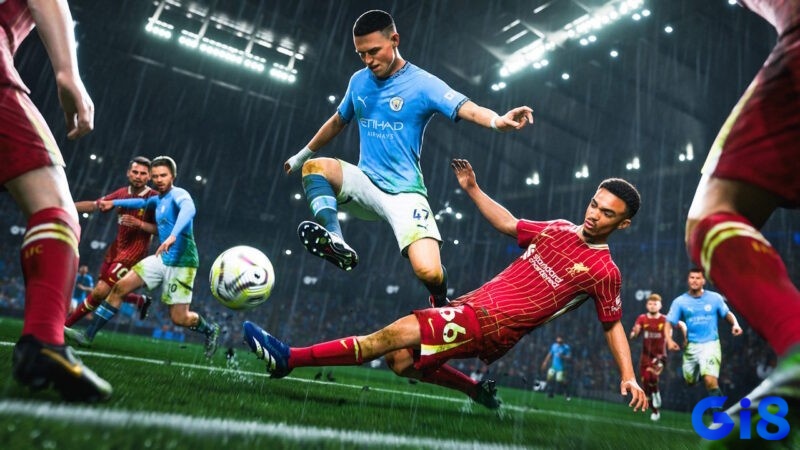 Trận đấu gay cấn trong chế độ FUT Champions của EA FC 25.