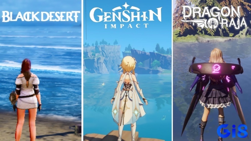 Genshin Impact và Black Desert Mobile mang đến trải nghiệm MMORPG chất lượng console ngay trên thiết bị di động.