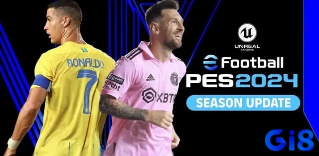 Thiết kế đồ họa giao diện trong Pes 2024 mang phong cách hiện đại, tinh tế