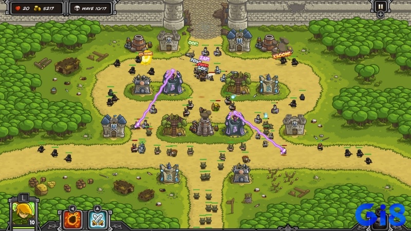 Kingdom Rush – Series phòng thủ tháp kinh điển.