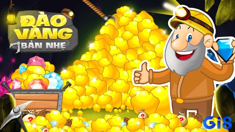 Giao diện đồ họa cổ điển nhưng đầy cuốn hút của game đào vàng