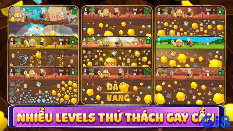 Trò chơi đào vàng với nhiều biến thể hiện đại hơn, đa dạng hơn