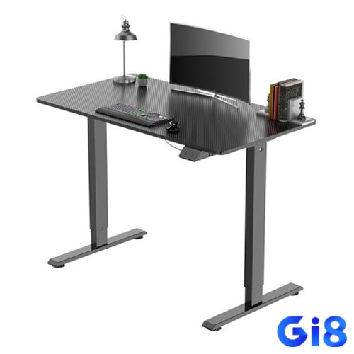 Bàn PC gaming nâng hạ độ cao, linh hoạt giữa các tư thế.