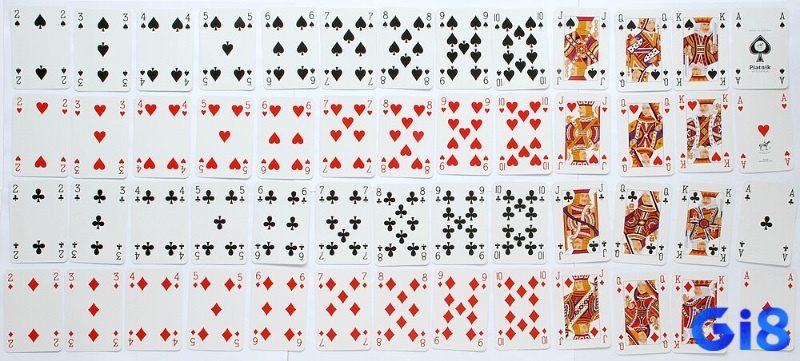 Bộ bài 52 lá tiêu chuẩn là nền tảng cho mọi phép tính trong cách tính xác xuất poker.