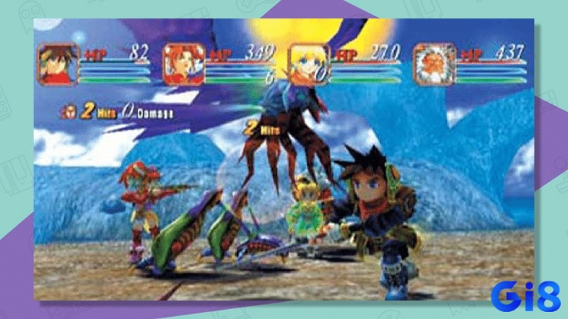 Game nhap vai ps2 hay nhat Grandia II cuốn hút nhờ cốt truyện thần thoại và hệ thống chiến đấu chiến thuật
